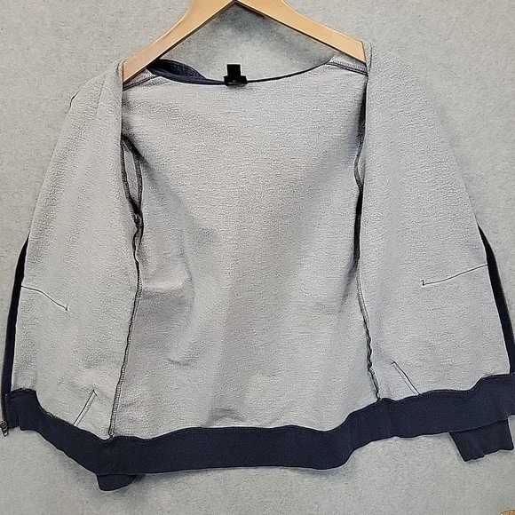 PATAGONIA Ridge Rise Women Sz S Midweight Zip Hoodie Jacket Organic Cotton Blue - Picture 8 of 12